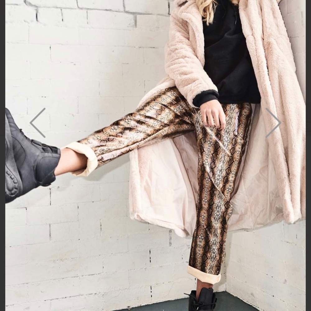 Nasty gal Snake skin pants trousers